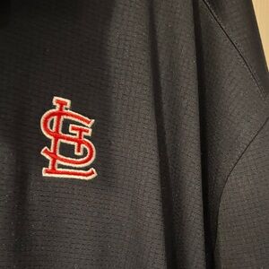 Cutter & Buck St. Louis Cardinals Navy/Black DryTec Polo - 3XT